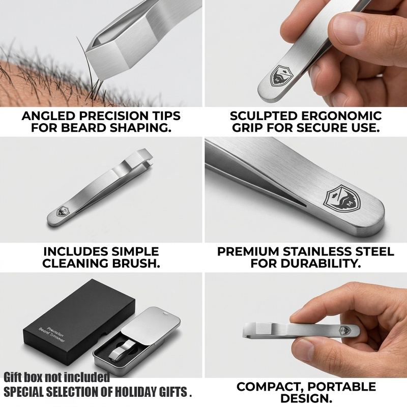 1pc Professional Stainless Ste - огляд і ціна Men'S Grooming Tips