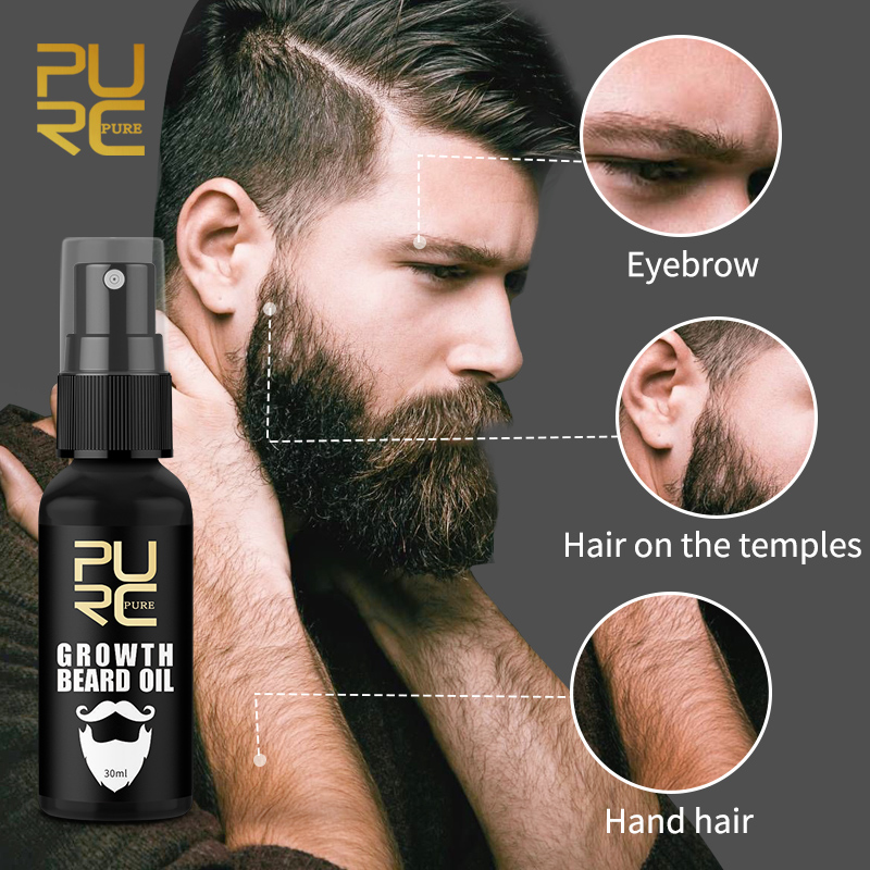 PURC Beard Growth Oil for Men  - огляд і ціна Men'S Grooming Products