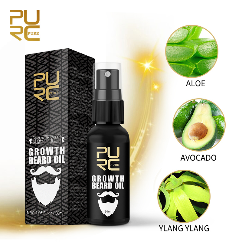 PURC Beard Growth Oil for Men  - огляд і ціна Men'S Grooming Products
