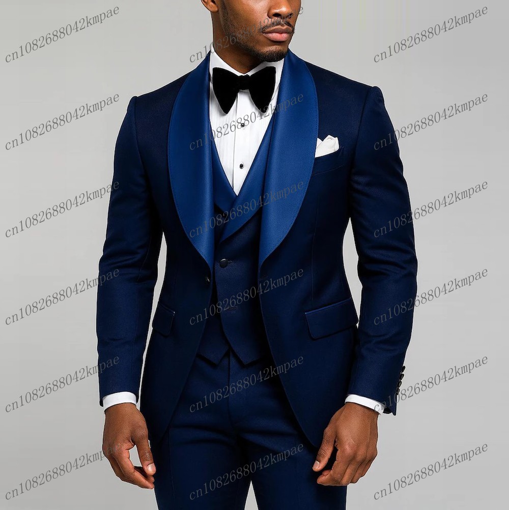 New Navy Blue Formal Men Suit  - огляд і ціна Mens Grooming Tools