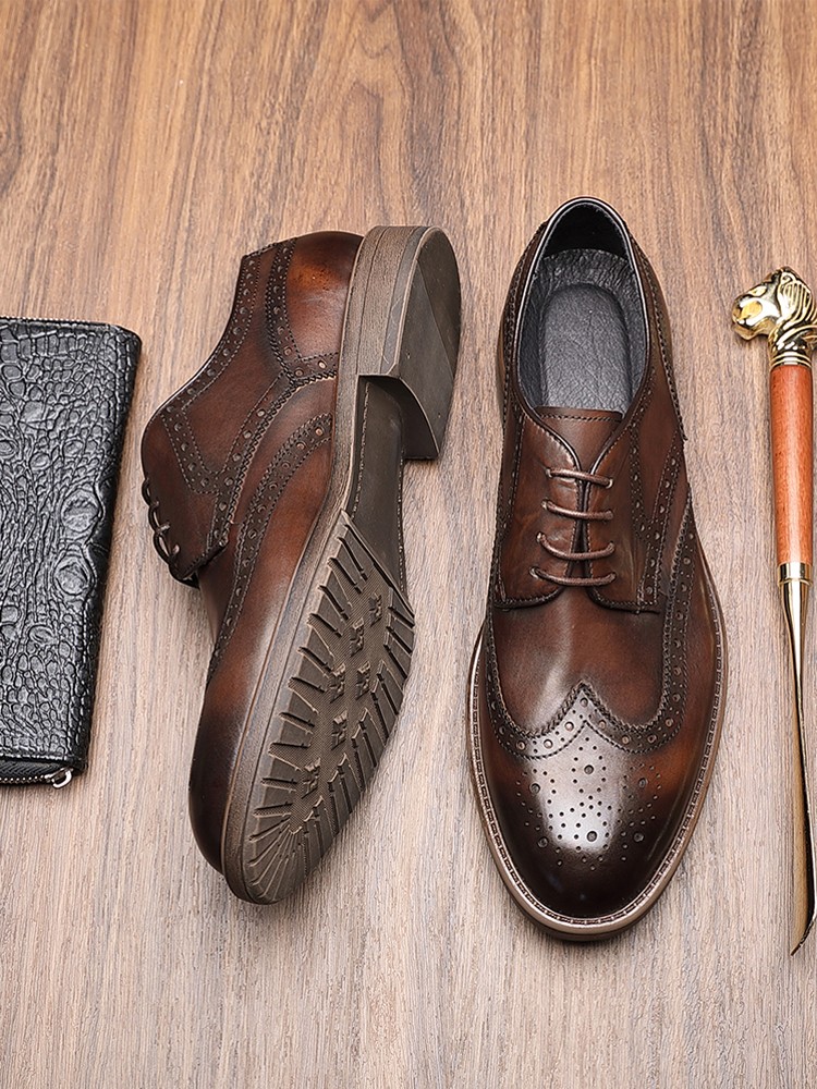 British Style Men Handmade Cow - огляд і ціна Men'S Grooming Tips