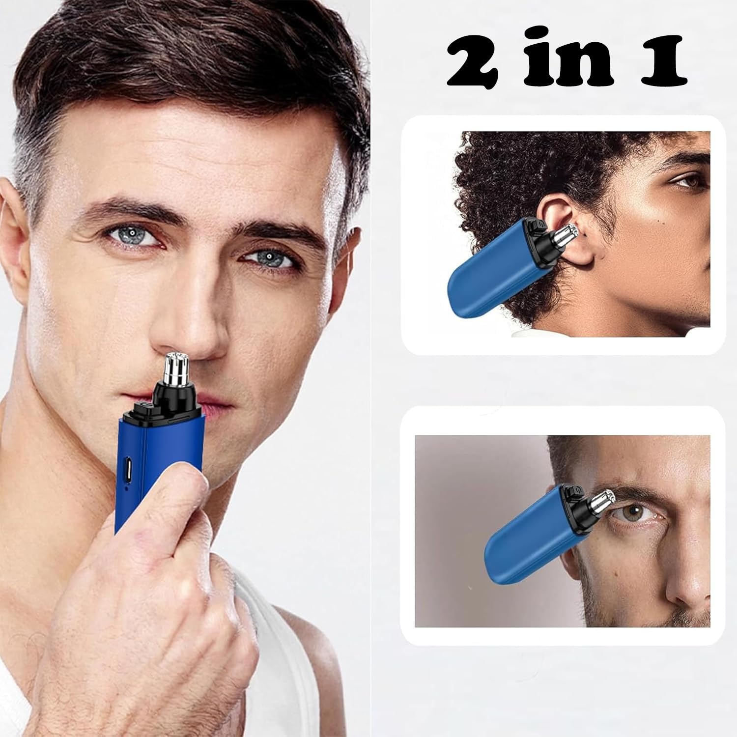 Nose Ear Hair Trimmer USB Rech - огляд і ціна Men'S Grooming Salon