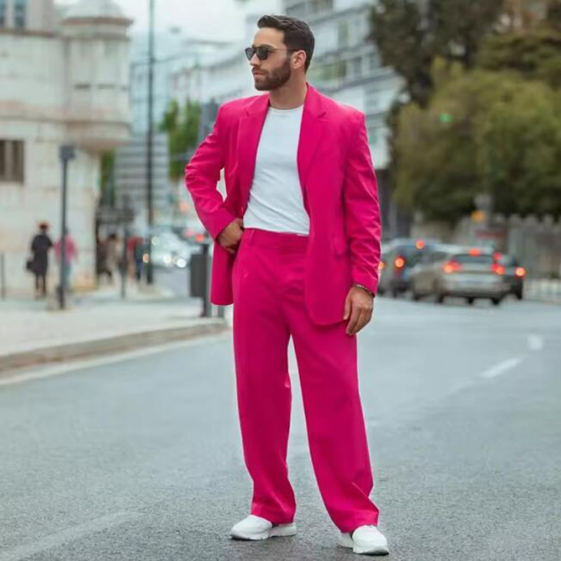 Latest Design Fuchsia Men Suit - огляд і ціна Mens Grooming Tools