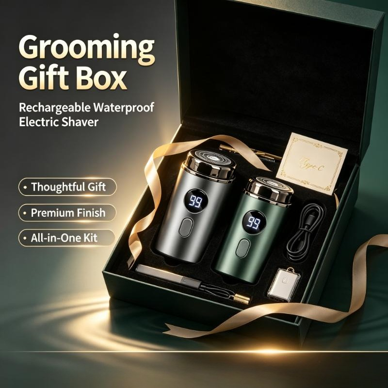 USB Rechargeable Waterproof El - огляд і ціна Men'S Grooming Gift Box