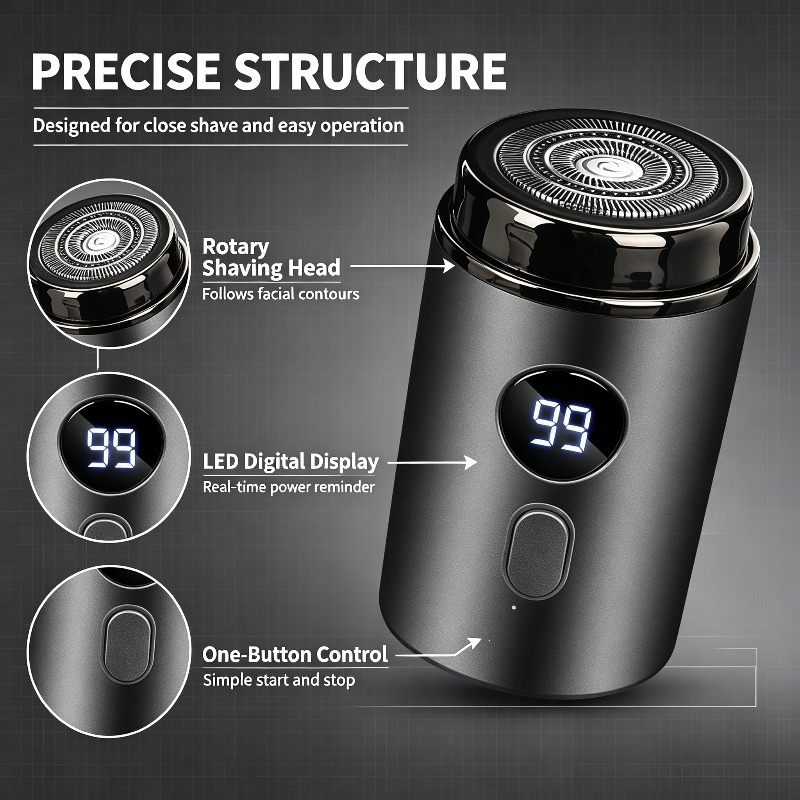 USB Rechargeable Waterproof El - огляд і ціна Men'S Grooming Gift Box