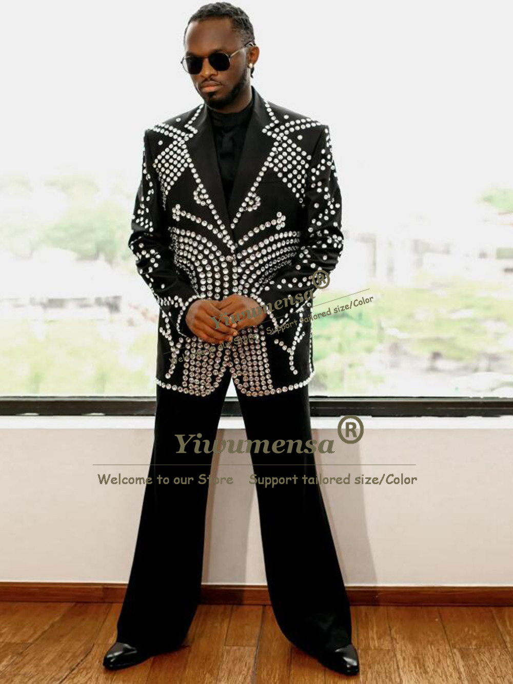 Heavy Beaded Stones Suits Men  - огляд і ціна Mens Grooming Tools
